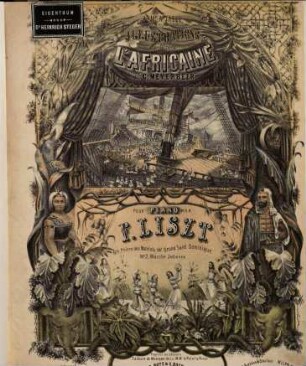 Illustrations del'opéra L'Africaine de G. Meyerbeer : pour piano