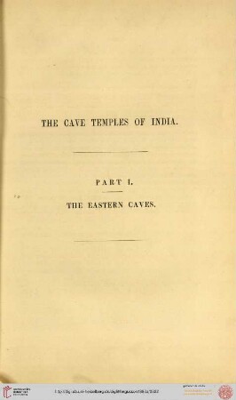 Part I - The Eastern Caves