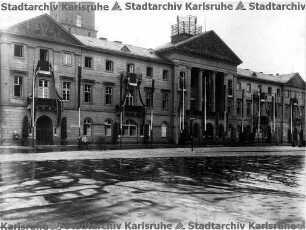 Beichel, Friedrich. Trauerdekoration zur Beisetzung von Großherzog Friedrich I.