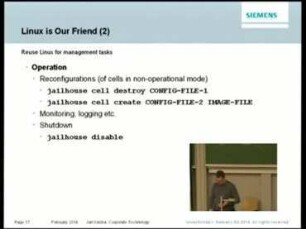Jailhouse, a Partitioning Hypervisor for Linux