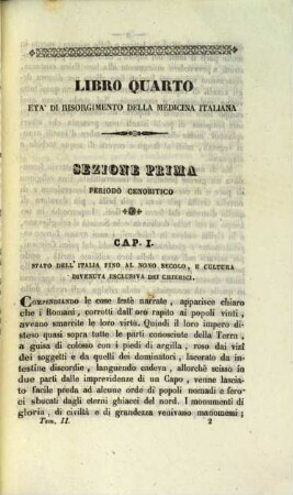 Storia della medicina Italiana. 2