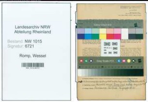 Entnazifizierung Wessel Romp , geb. 26.11.1896 (Haendler)
