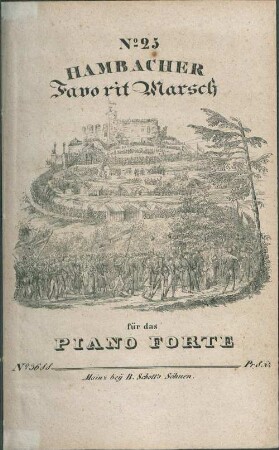 Hambacher Favorit-Marsch : für das Piano Forte