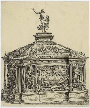 Reliquiar aus Sta. Maria zu Belem, Reliquiar mit Christusfigur