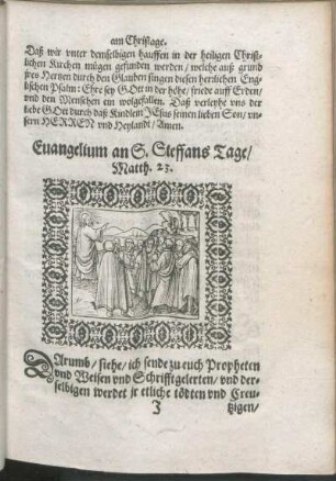 Euangelium an S. Steffans Tage/ Matth. 23.