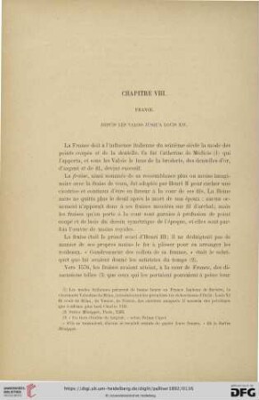 Chapitre VIII.: France. Depuis les valois jusqu'a Louis XIV.