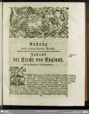 Anhang des vierzehnten Buchs. Zustand der Kirche von England, im funfzehnten Jahrhundert