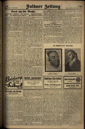 Zweite Ausgabe vom Sonntag, den 11. Mai 1930.