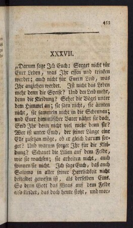 453-464, XXXVII. Ermunterung zum Vertrauen auf Gott