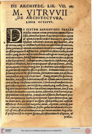 Liber octavus