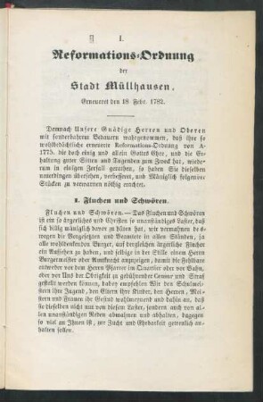 I. Fluchen und Schwören