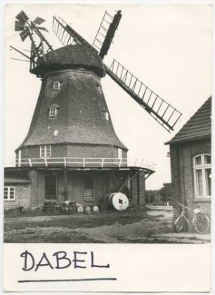 Galerieholländerwindmühle Dabel