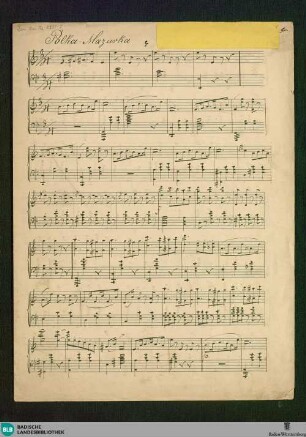 Polka-Mazurka - Don Mus.Ms. 2833-5 : pf; C