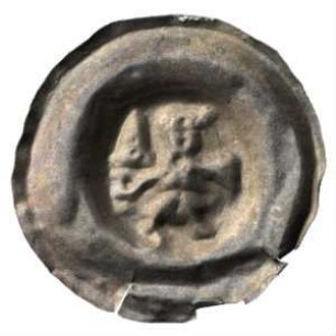 Fundmünze, Brakteat, 1253 - 1278
