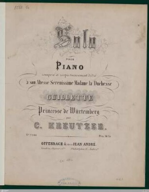 Solo Pour Piano