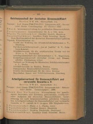 Reichsausschuß der deutschen Binnenschiffahrt