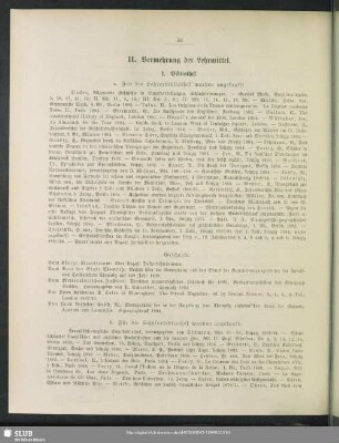 II. Vermehrung der Lehrmittel
