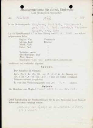 Kaufmann, Gottlieb