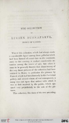 The collection of Lucien Buonaparte, Prince of Canino
