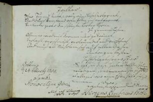 J. Jürgens. Göttingen, 24.3.1754.