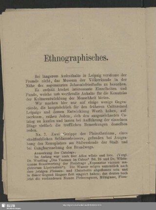 Ethnographisches