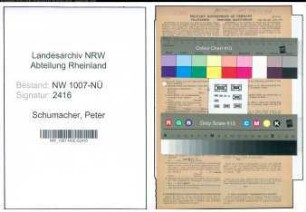 Entnazifizierung Peter Schumacher , geb. 23.08.1888 (Elektromeister)