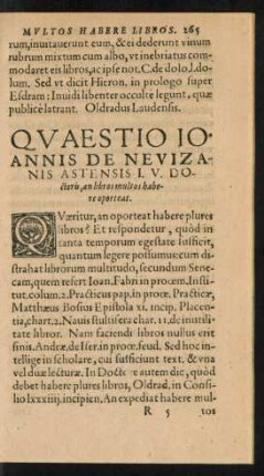 Quaestio Ioannis De Nevizanis Astensis ...