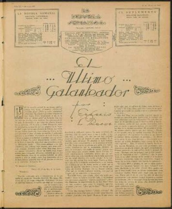 1927011496: El último galanteador