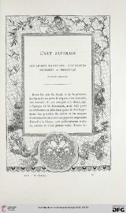 2. Pér. 26.1882: L' art japonais, 1 : les livres illustrés - les albums imprimés - Hokousai͏̈