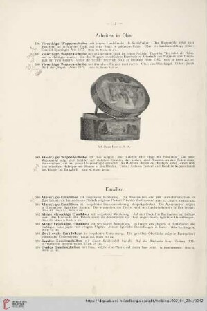 Emaillen (Nr. 590-596)