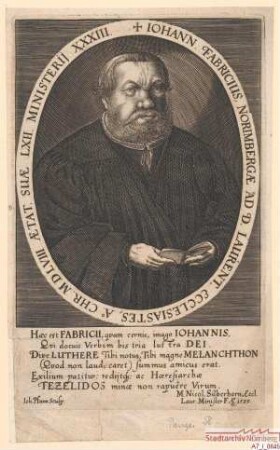 Johann Fabricius, Pfarrer bei St. Lorenz
