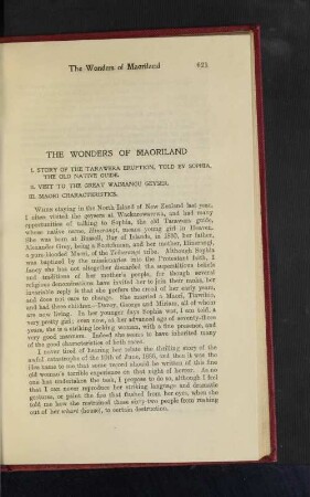 THe Wonders of Maoriland.