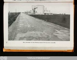Die "Litoranea" bei der Siedlung Luigi di Savoia in der Cyrenaika