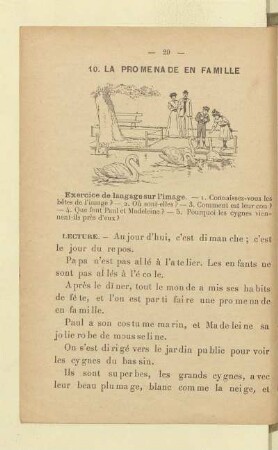 10. La promenade en famille