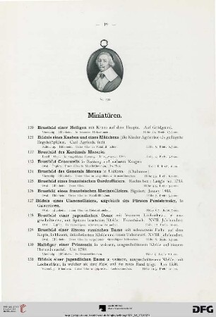 Miniatüren (Nr. 120-136)