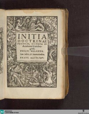 Initia doctrinae physicae : dictata in Academia Vuitebergensi; Cum Indice, & Annotationibus