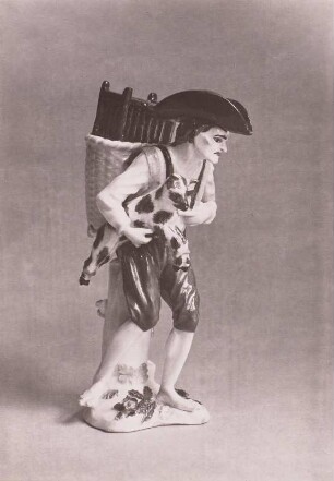 Bauer mit Tragkorb