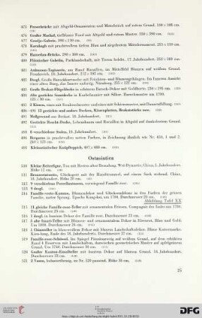 Ostasiattica (Nr. 510-545)
