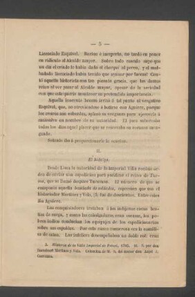 II. - El hidalgo.