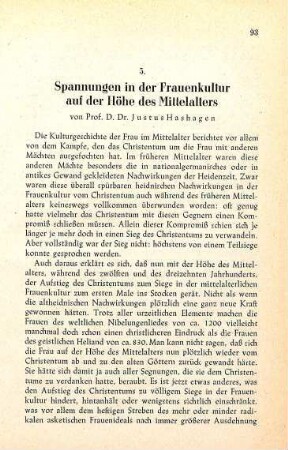 93-100 Spannungen in der Frauenkultur auf der Höhe des Mittelalters