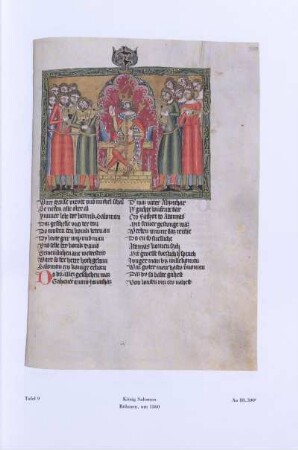 Tafel 9. König Salomon, Böhmen, um 1360, Aa 88,300r
