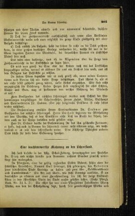 ¬Eine¬ beachtenswerthe Mahnung an den Lehrerstand