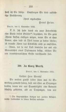 300. An Georg Weerth
