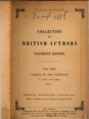 Carità : in 2 volumes, 1
