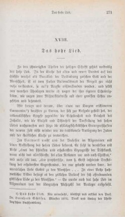 271-285 Das hohe Lied