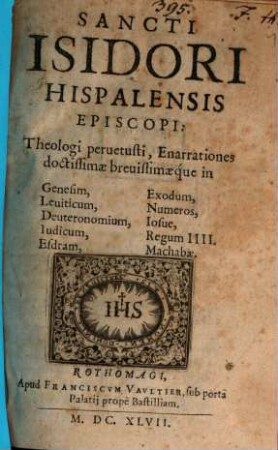 Enarrationes in Genesin, Exodum, Leviticum ...