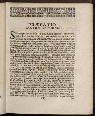 Præfatio Secundæ Editionis.