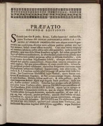 Præfatio Secundæ Editionis.