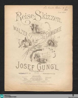 Reise-Skizzen : Walzer für Pianoforte; op. 333