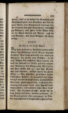 XXXIV. Eroberung der Insel Rügen.